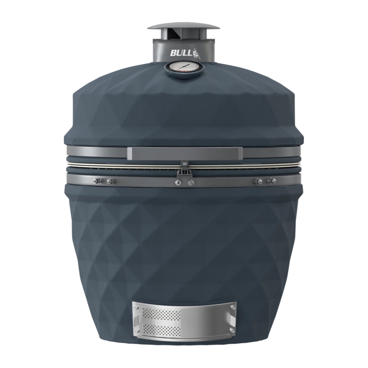 Bull Blackhorn 24" Ceramic Kamado Grill Head front view