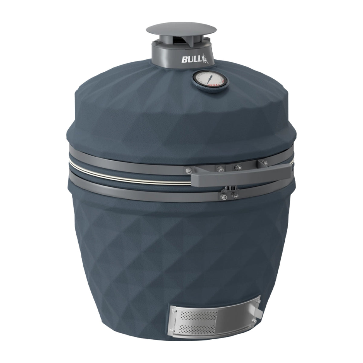 Bull Blackhorn 24" Ceramic Kamado Grill Head side view