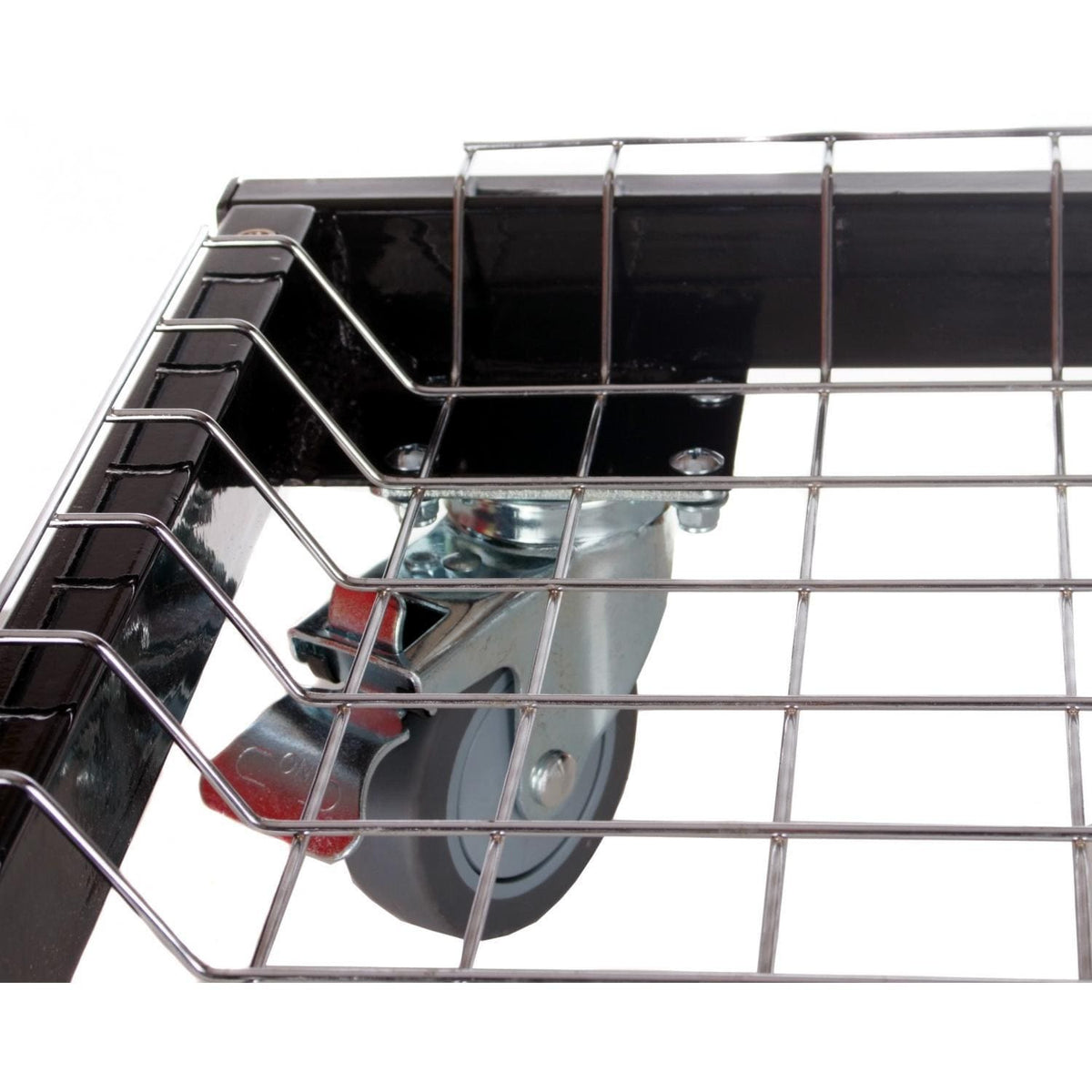 Primo cart stainless side shelf detail
